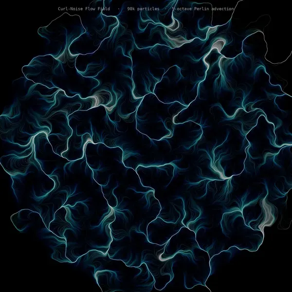 Aurora Flow — generative mathematical art