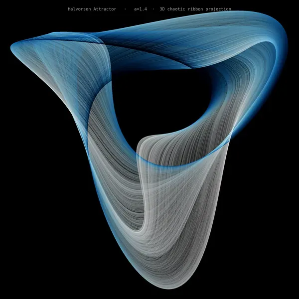 Halvorsen Ribbon — generative mathematical art