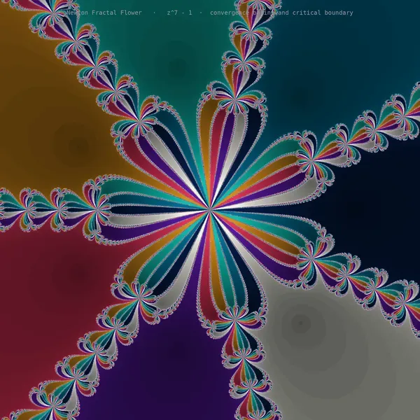 Newton Flower — generative mathematical art